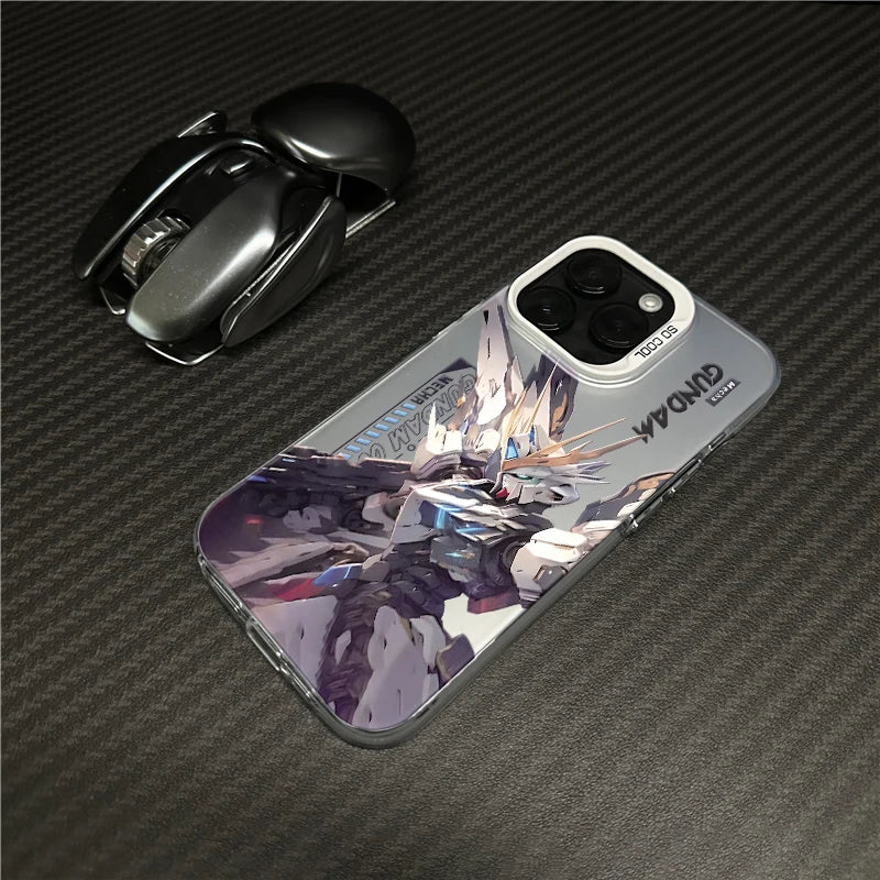 Our Phone Case For Iphone 16 Pro Max 15 14 13 11 Pro Max 15 14 Plus 12 11 Pro 14+ 15Plus Phone Casing Anime Gundam Hard PC plastic for men playful, go for it