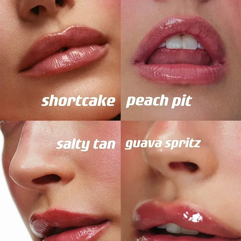 Our Lip Balm Phone Case Lip Gloss Long-lasting Moisturizing Liquid Lipstick Toast Espresso Raspberry jelly Transparent Lip Glaze for girl accessories go for it my dear friend. (Phone case not included)
