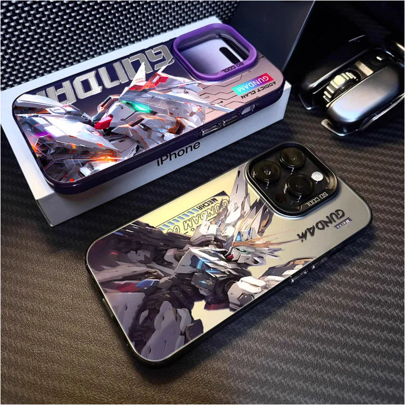 Our Phone Case For Iphone 16 Pro Max 15 14 13 11 Pro Max 15 14 Plus 12 11 Pro 14+ 15Plus Phone Casing Anime Gundam Hard PC plastic for men playful, go for it