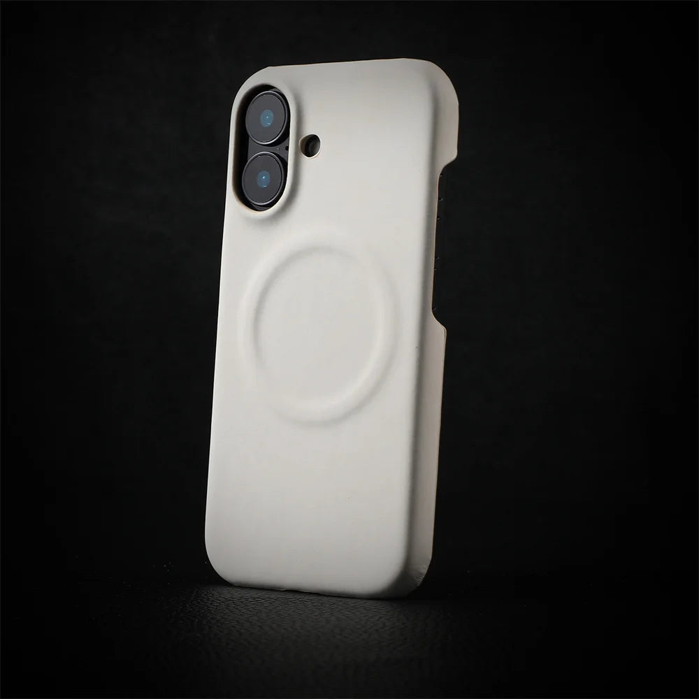 Our premium case Skin Feel Sheepskin for Magsafe Phone Case for iPhone 16 Pro Max 15 14 13 12 Pro Max Plus Wireless Charging Leather Case for men