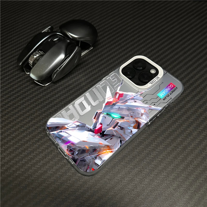 Our Phone Case For Iphone 16 Pro Max 15 14 13 11 Pro Max 15 14 Plus 12 11 Pro 14+ 15Plus Phone Casing Anime Gundam Hard PC plastic for men playful, go for it