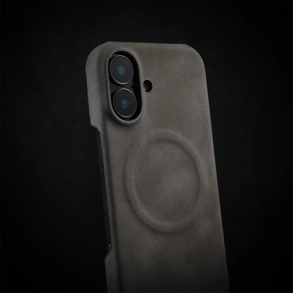 Our premium case Skin Feel Sheepskin for Magsafe Phone Case for iPhone 16 Pro Max 15 14 13 12 Pro Max Plus Wireless Charging Leather Case for men