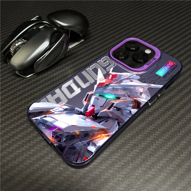 Our Phone Case For Iphone 16 Pro Max 15 14 13 11 Pro Max 15 14 Plus 12 11 Pro 14+ 15Plus Phone Casing Anime Gundam Hard PC plastic for men playful, go for it