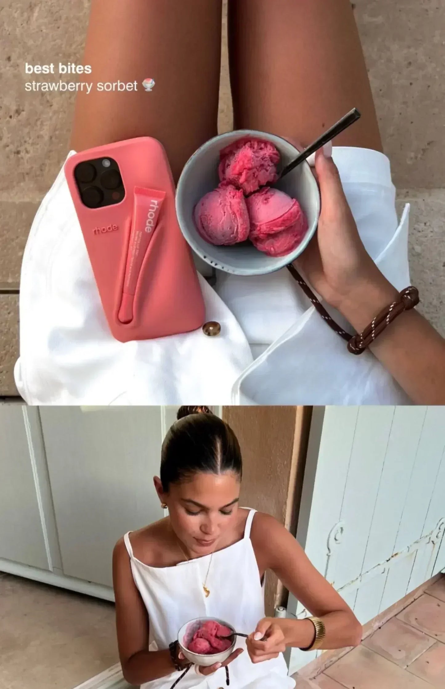 Our Original Rhode Phone Case for iPhone 11 12 13 14 15 16 Pro Max Plus Lipstick Soft Silicone Bumper Lip Gloss Holder Makeup Cover for girl accessories, go for it my dear friend (lipstick not included)