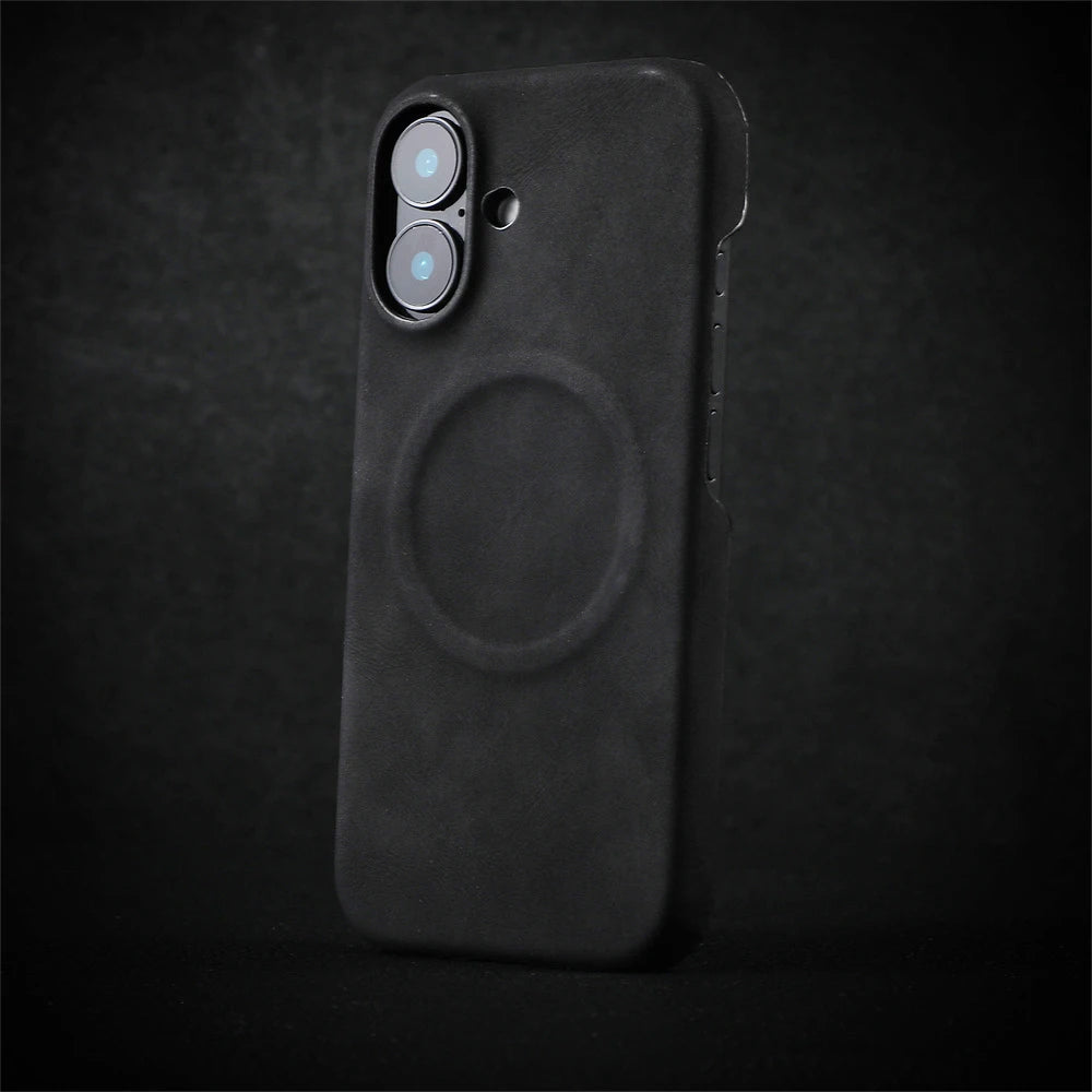 Our premium case Skin Feel Sheepskin for Magsafe Phone Case for iPhone 16 Pro Max 15 14 13 12 Pro Max Plus Wireless Charging Leather Case for men