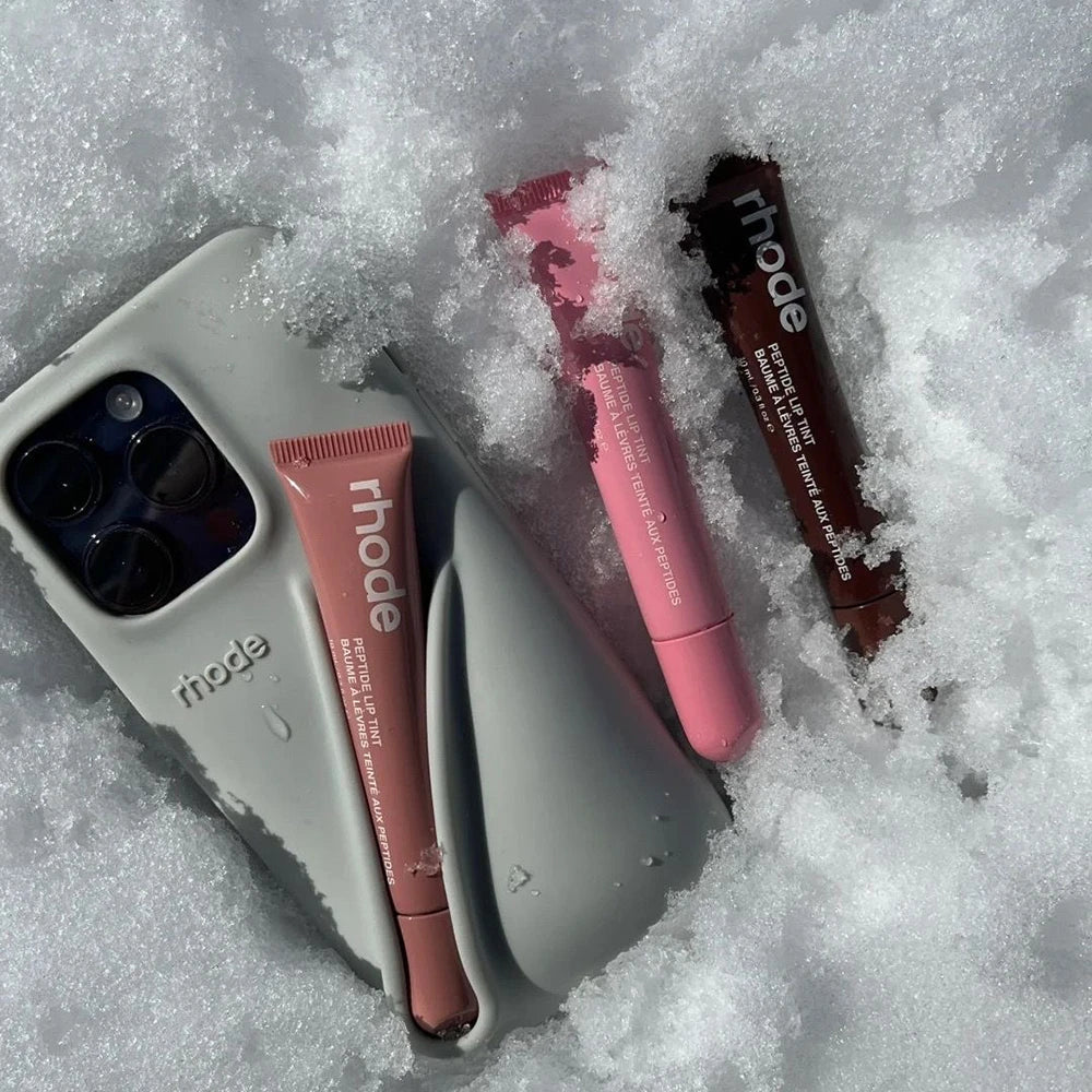 Luxury Rhode DIY Lipstick Soft Silicone Case for iPhone 16 15 13 11 14 12 Pro Max Plus Portable Lip Gloss Holder Ins Phone Cover for girl accessories, go for it my dear friend (lipstick not included).