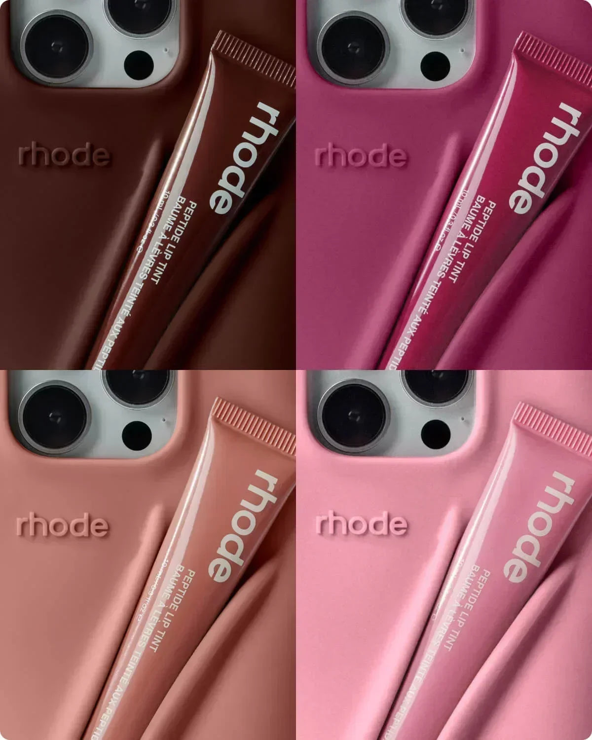 Our Original Rhode Phone Case for iPhone 11 12 13 14 15 16 Pro Max Plus Lipstick Soft Silicone Bumper Lip Gloss Holder Makeup Cover for girl accessories, go for it my dear friend (lipstick not included)